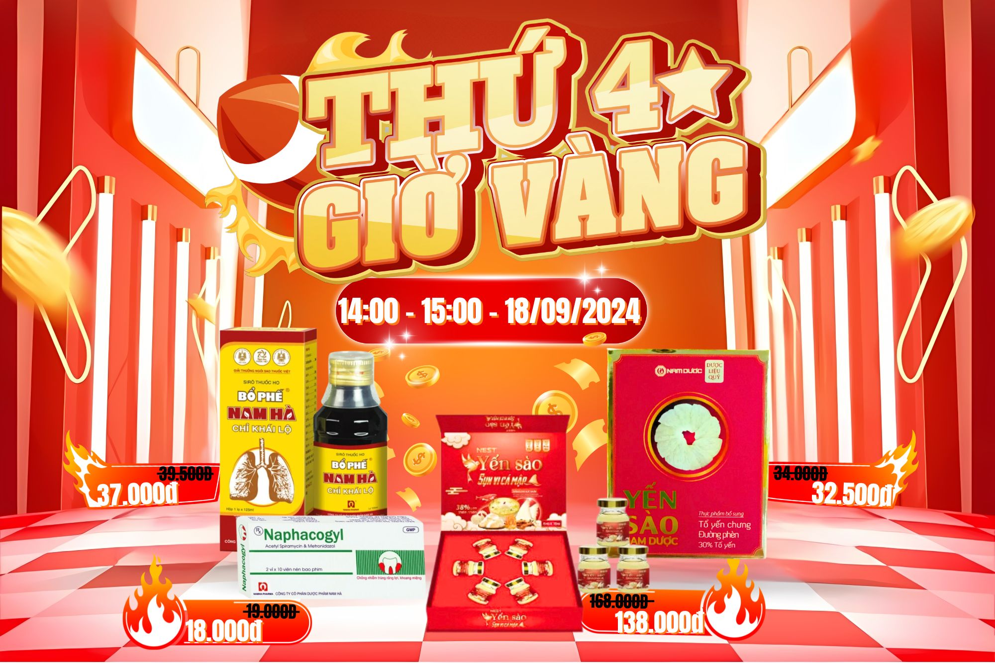 🎯🎯 “ CỐC, CỐC => THỨ 4 GIỜ VÀNG – ƯU ĐÃI NGẬP TRÀN " ️   🎯🎯