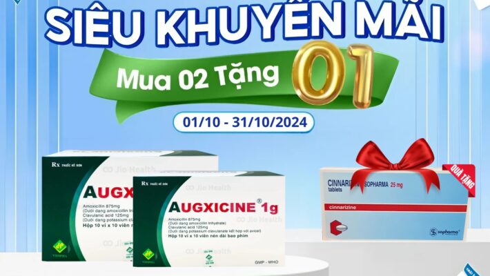 Augxicine 875/125mg MUA 2 TẶNG 1 - QUÀ CỰC CHẤT