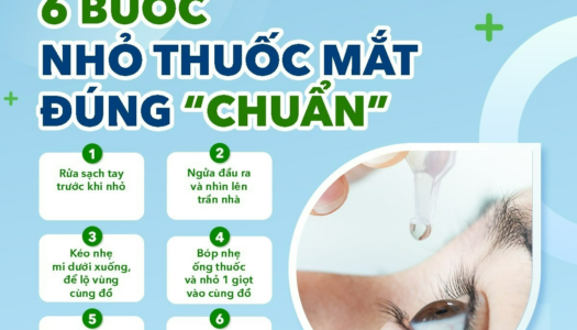 6 Bước Nhỏ Thuốc Mắt Đúng "Chuẩn" - Chăm Sóc Đôi Mắt Đúng Cách Mỗi Ngày