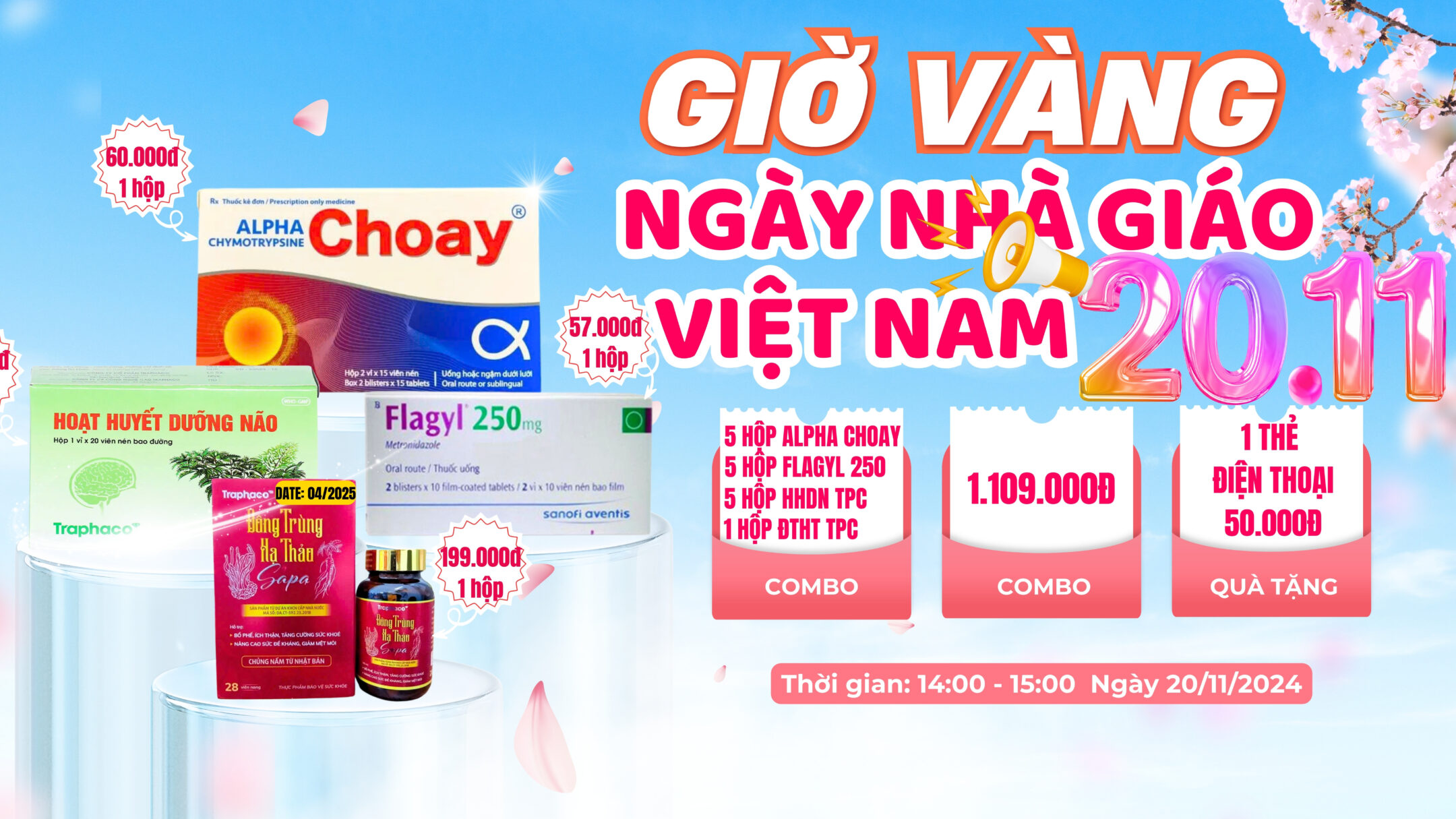 CHƯƠNG TRÌNH GIỜ VÀNG TRI ÂN NGÀY NHÀ GIÁO VIỆT NAM 20/11