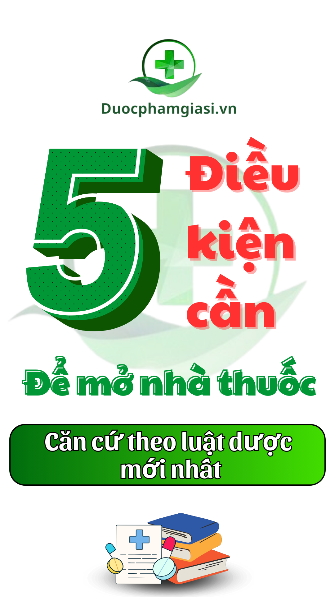 5 điều kiện cần để mở nhà thuốc