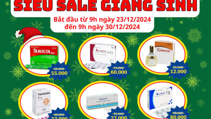 SIÊU SALE GIÁNG SINH - CƠ HỘI VÀNG CUỐI NĂM