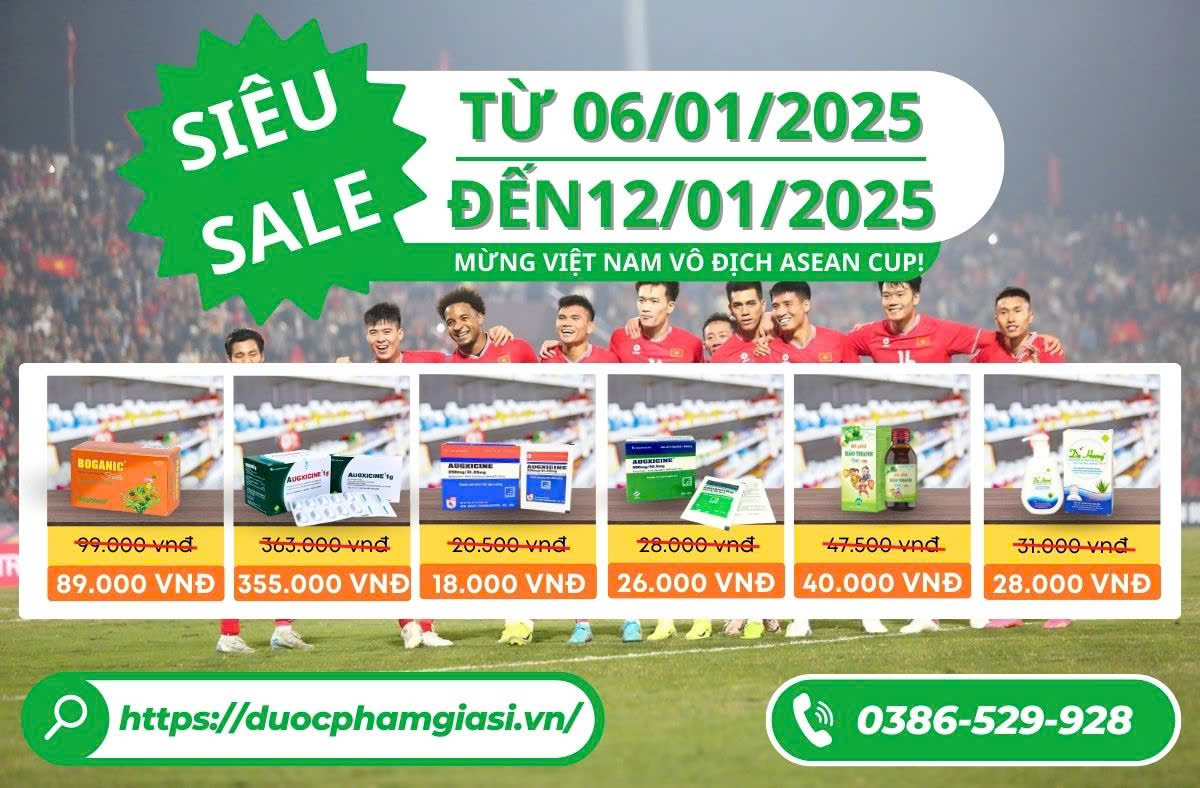 Siêu Sale - Mừng Đội Tuyển Việt Nam Vô Địch ASEAN CUP 2024