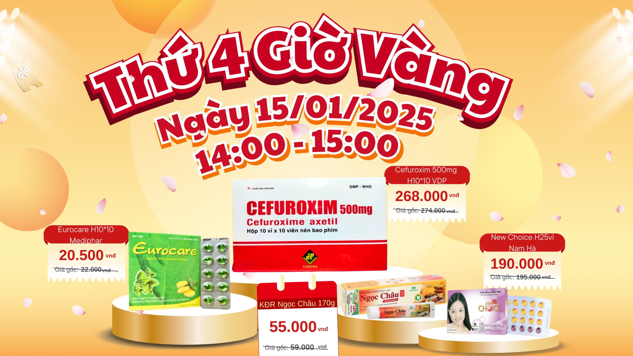 THỨ 4 GIỜ VÀNG – NGẬP TRÀN QUÀ TẶNG