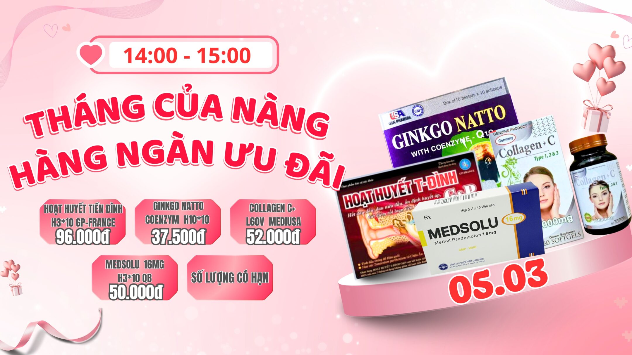 THÁNG CỦA NÀNG – HÀNG NGÀN ƯU ĐÃI