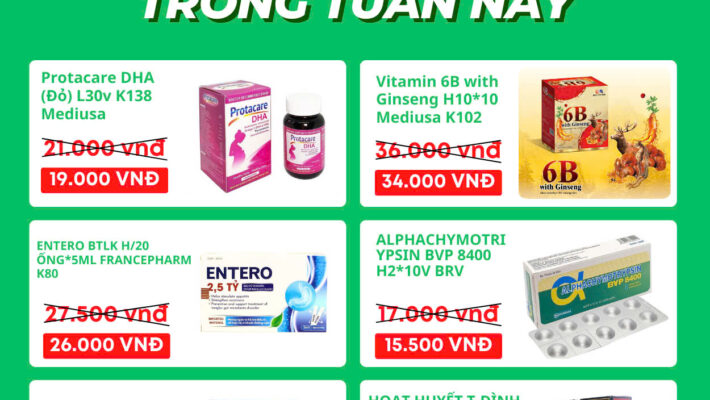 TUẦN MỚI - ƯU ĐÃI MỚI