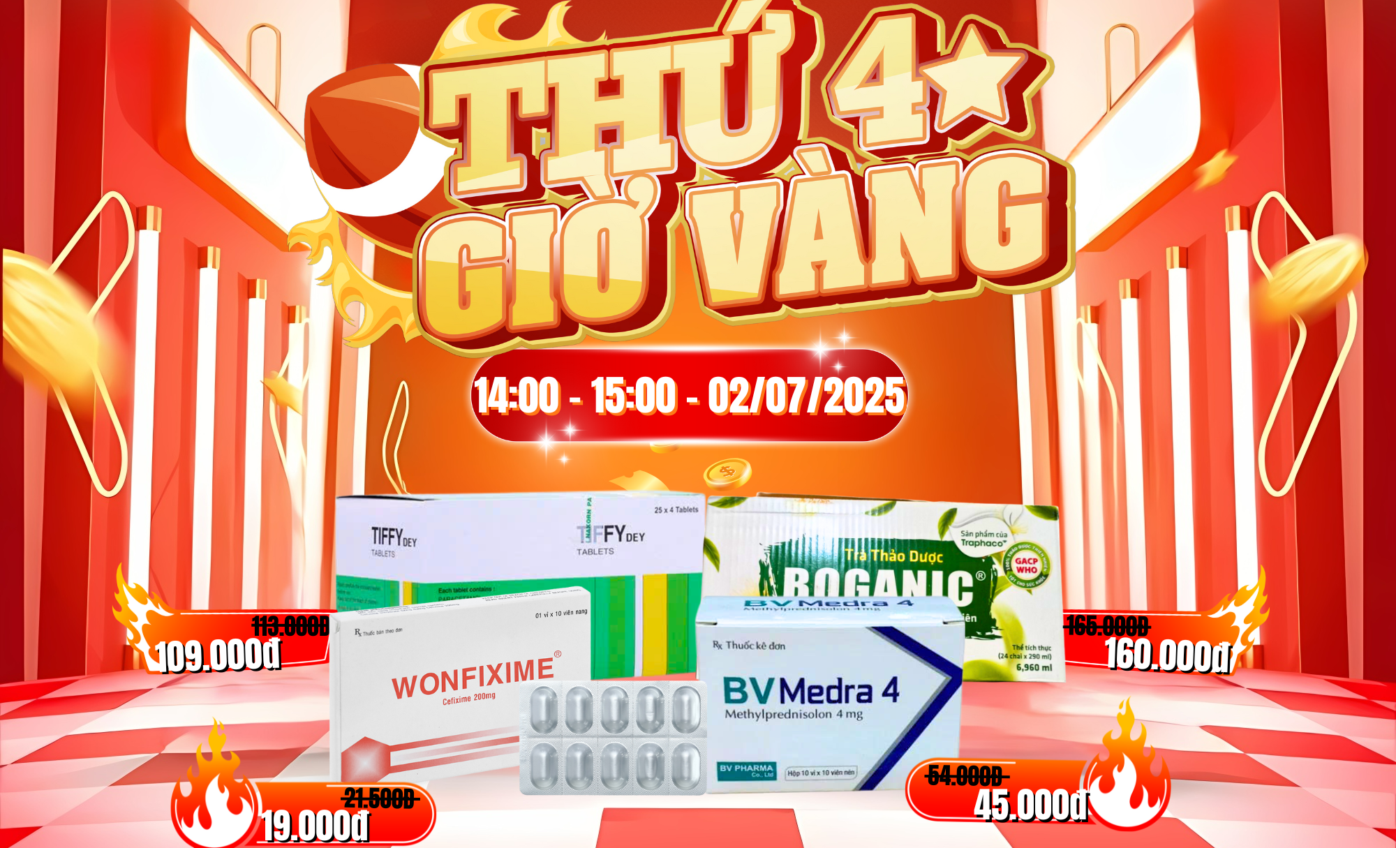 THỨ 4 GIỜ VÀNG - ƯU ĐÃI CỰC LỚN