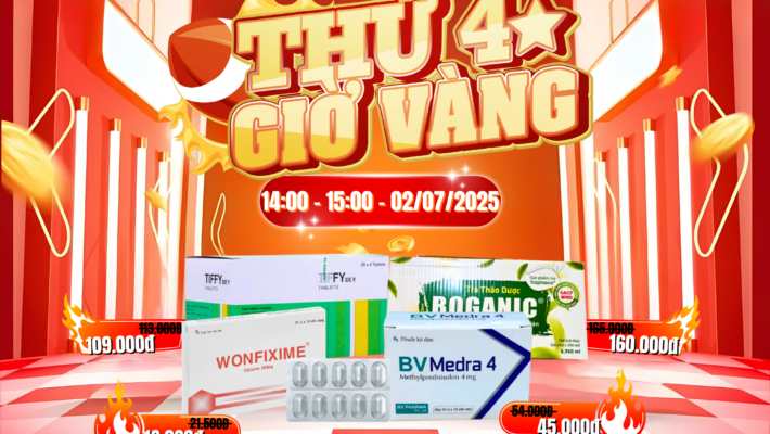 THỨ 4 GIỜ VÀNG - ƯU ĐÃI CỰC LỚN