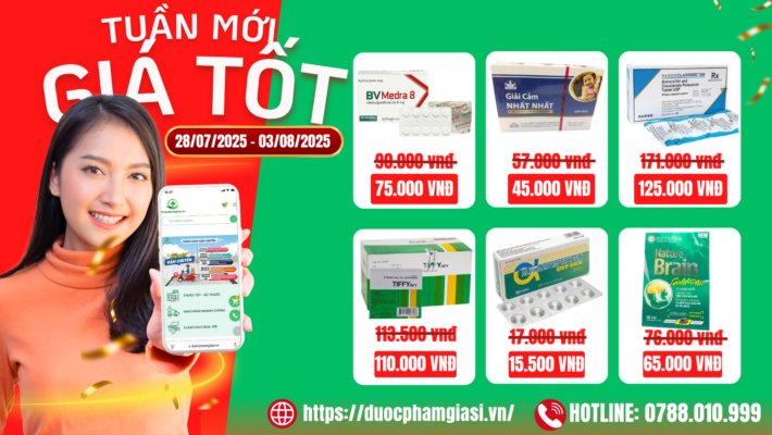 Tuần Mới - Ưu Đãi Lớn! Giảm Giá Sốc 6 Sản Phẩm Hot