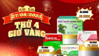 THỨ 4 GIỜ VÀNG - ƯU ĐÃI CỰC LỚN