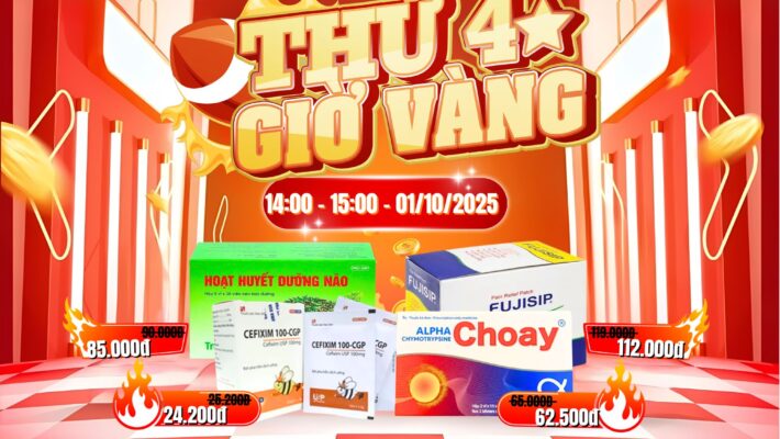 THỨ 4 GIỜ VÀNG - ƯU ĐÃI CỰC LỚN