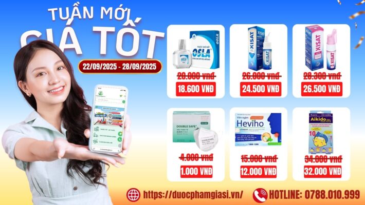 Tuần Mới - Ưu Đãi Lớn! Giảm Giá Sốc 6 Sản Phẩm Hot