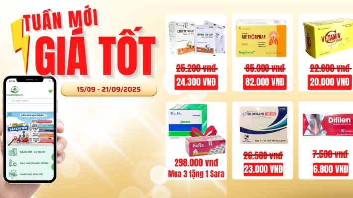 Tuần Mới - Ưu Đãi Lớn! Giảm Giá Sốc 6 Sản Phẩm Hot