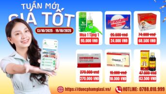 Tuần Mới - Ưu Đãi Lớn! Giảm Giá Sốc 6 Sản Phẩm Hot