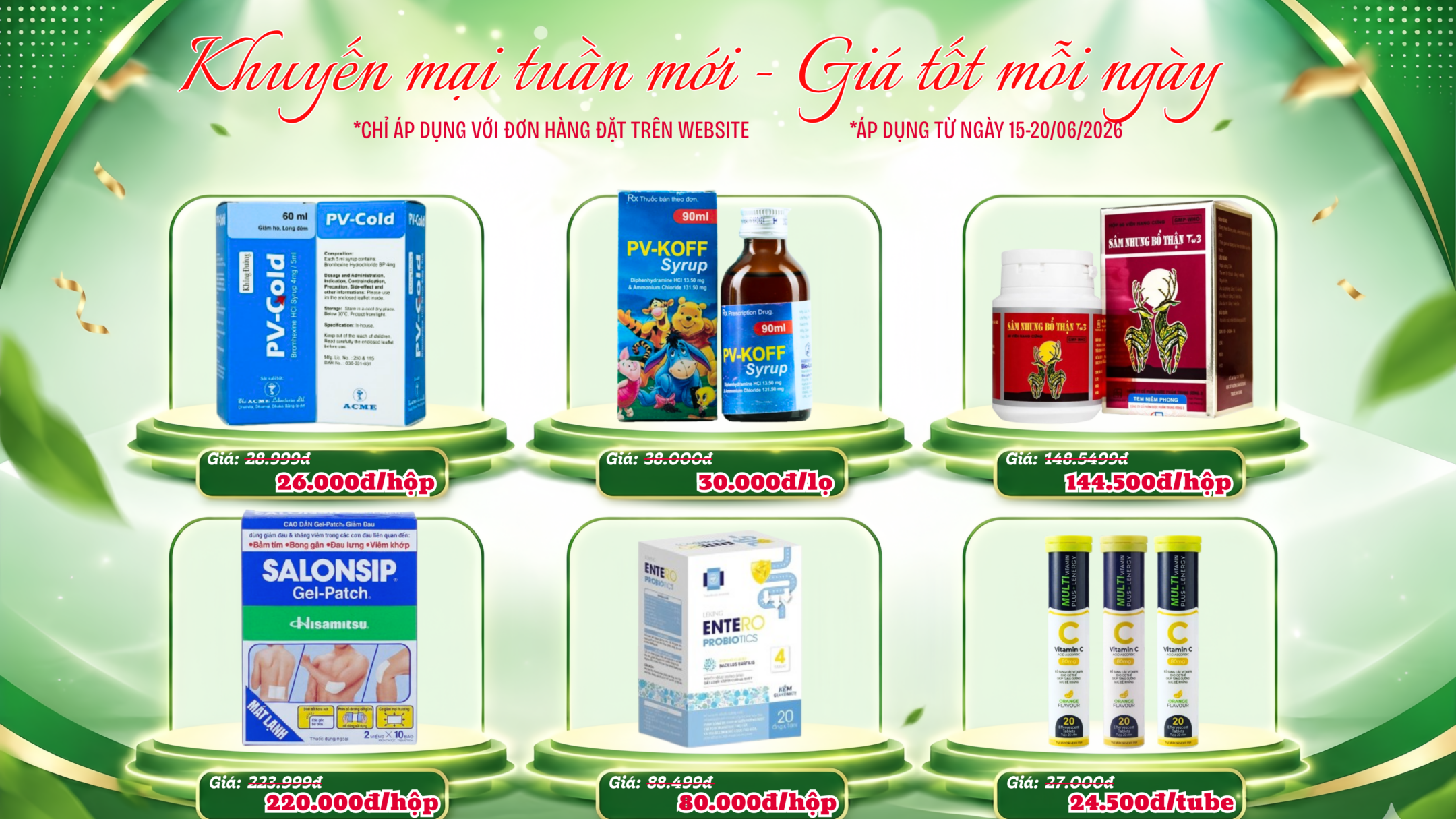 KHUYẾN MẠI TUẦN MỚI – GIÁ TỐT MỖI NGÀY